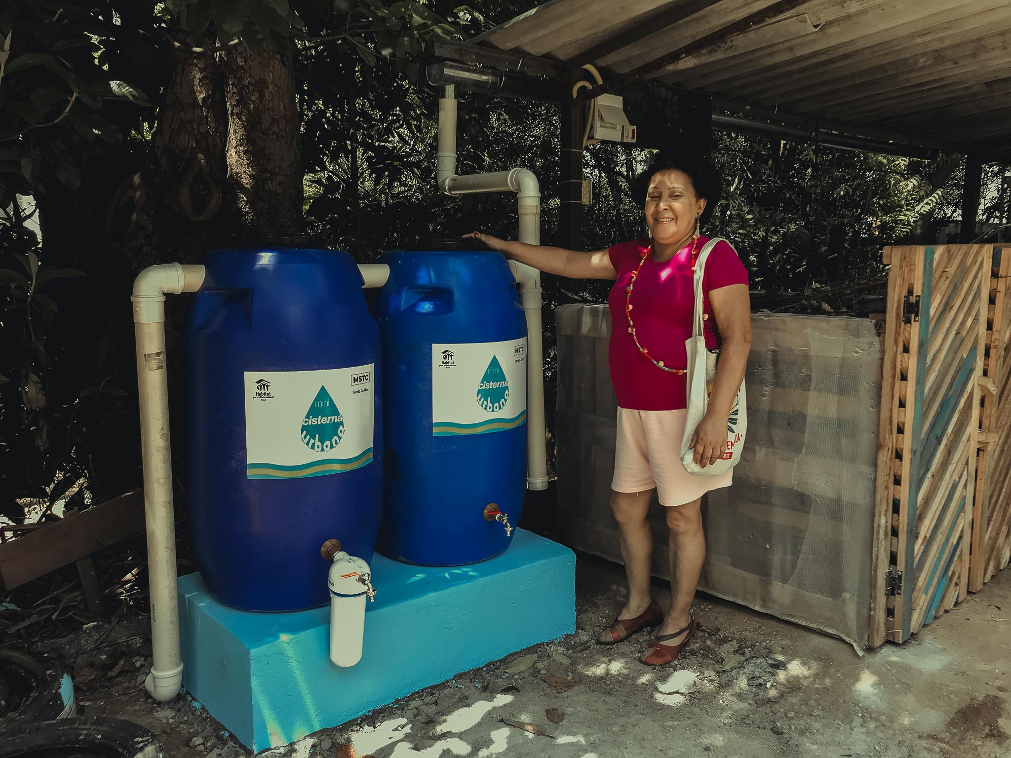 Habitat Brasil Instala Mini Cisternas Na Horta Comunit Ria Da Ocupa O